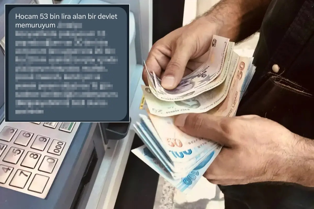 53 bin lira maaş alan memurun mesajı ağlattı